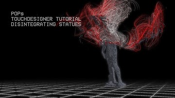 Disintegrating Statue - Touchdesigner POPs tutorial