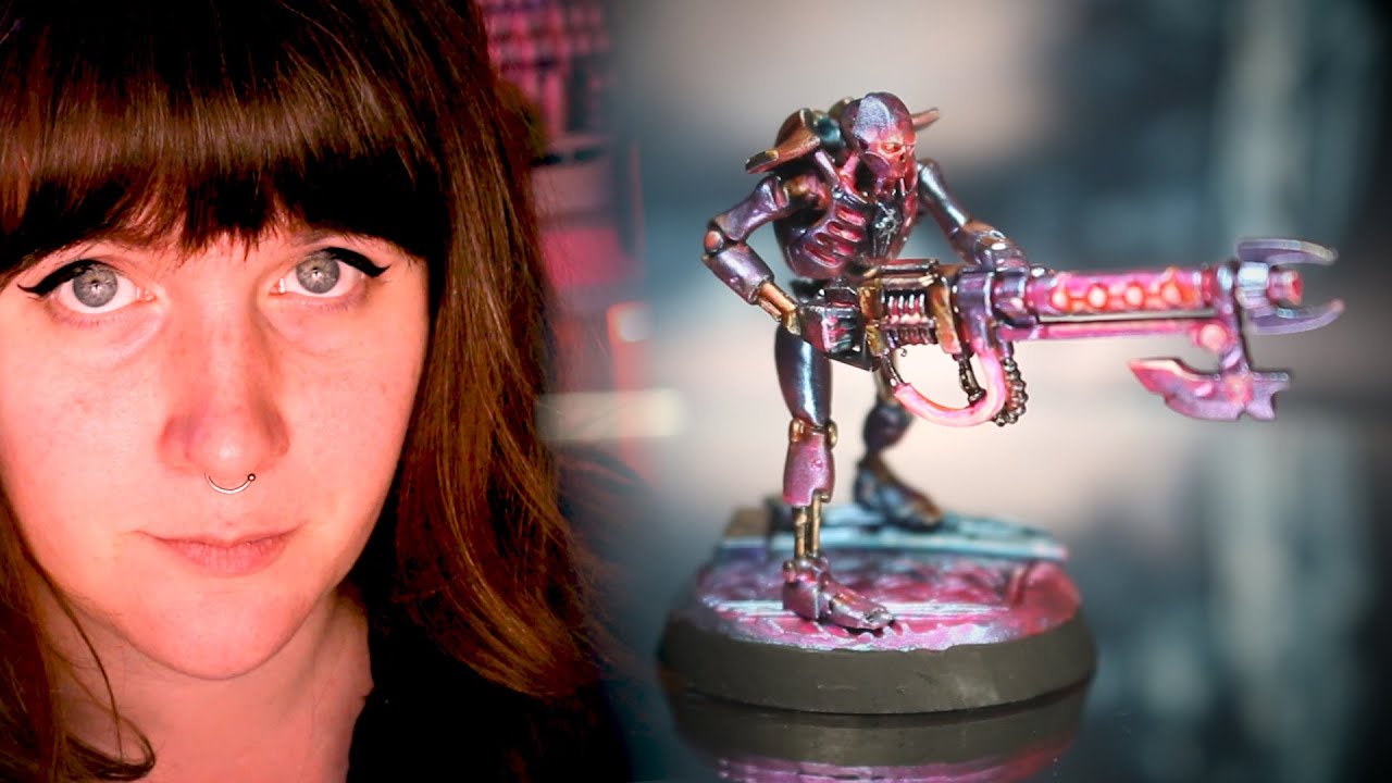 How To Paint Cyberpunk Necrons from the New 40k Indomitus