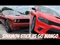 Go Mango vs Sinamon Stick | Color Comparison - 2021 Dodge Challenger/Charger