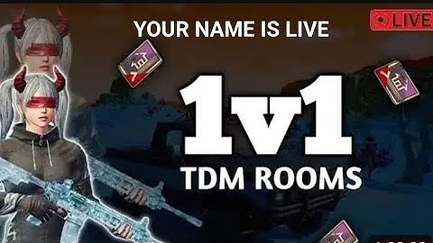 1v1 TDM BGMI LIVE CUSTOM ROOMS YOUR NAME IS LIVE #bgmi#pubg#tdm#yournameislive