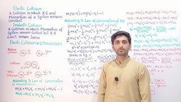 elastic and inelastic collisions , elastic collision in one dimension class 11 , motion and force