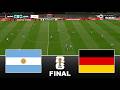 ARGENTINA vs GERMANY - FIFA WORLD CUP 2026 FINAL / Full Match All Goals / PES 21 Gameplay Simulation