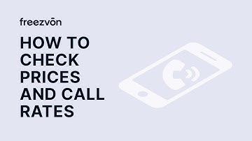 Guide on how to check prices and call rates on Freezvon