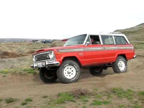 full size jeep wagoneer oranj krush first time out youtube full size jeep