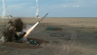 Massive Russian Missile & Rocket Exercise: 9K720 Iskander, 9A52-4 Tornado, BM-30 Smerch