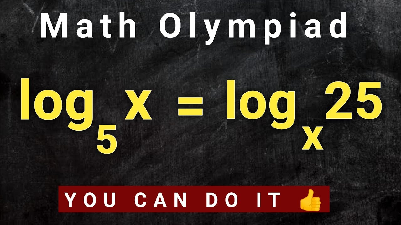 Log In Math Questions Olympiad Math - Logarithmic Equation. #logarithm #maths #education # ...