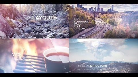 Elegant Parallax Titles Opener (After Effects Template)