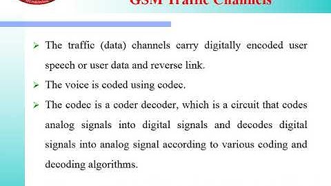 EJ 5I MWC UNIT 3 3 1 GSM Channels & SS7