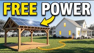 Why the Amish Never Pay an Electric Bill — This $300 Solar Pergola Powers the Whole House