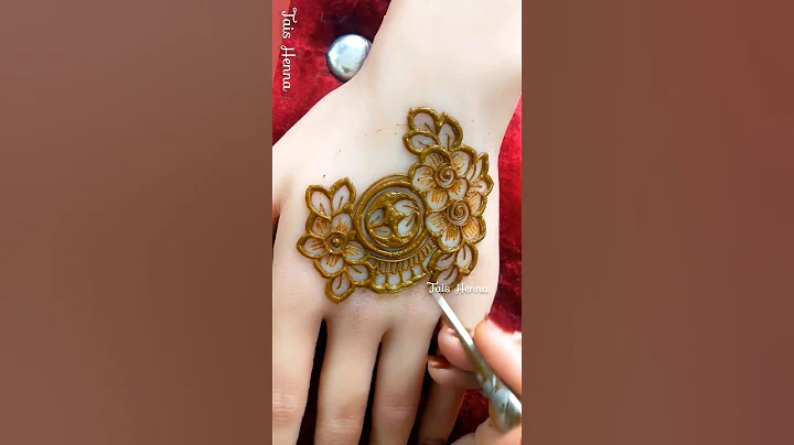Gol tikki mehndi design || Mehndi designs | mehandi | mehndi ke design|bridal #shorts #youtubeshorts