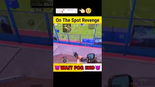 On The Spot Revenge In Rank Push Lobby ?? | shorts bgmi pubg pubgmobile