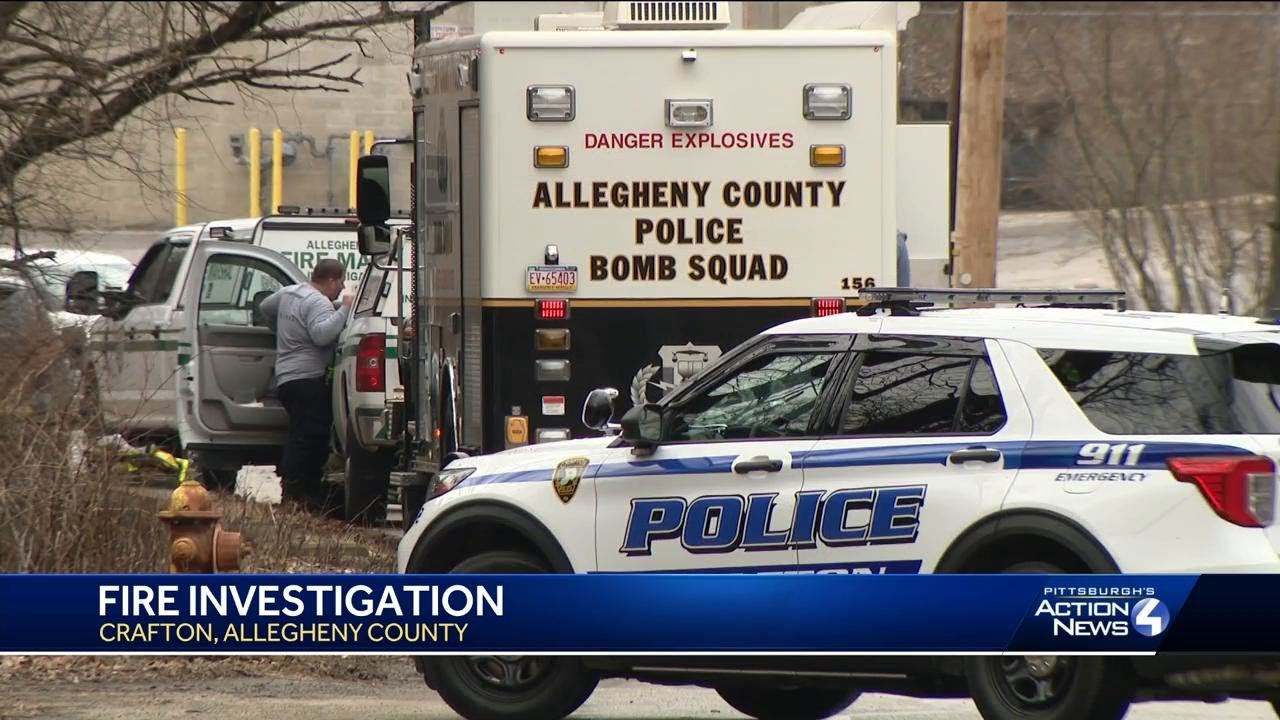 Police, bomb squad called following house fire in Crafton - YouTube