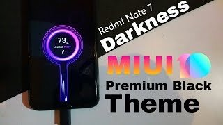 Redmi Note 7 Premium Dark Black Theme || Miui 10 Black Theme Limited Addition screenshot 4