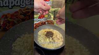 Jjagyechi (Jjapaghetti + Egg + Cheese) Recipe