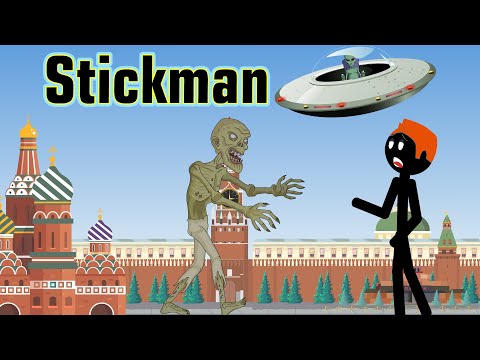 Stickman mentalist. Moscow. Zombie Apocalypse