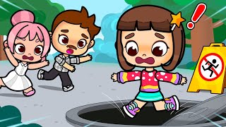 Manhole Cover is Dangerous | Toca Sad Story | Toca Boca Life World | Toca Animation