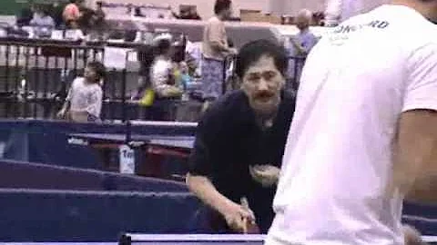 Mike Lee receives serve -Freddie Gabriel- US Natio...