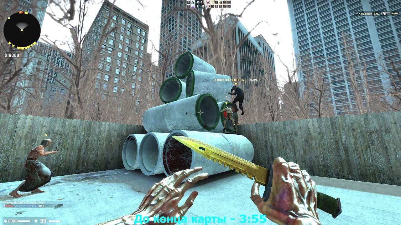 CSGO: Zombie Survival Mod - zm_Chicken_Factory on ZMFS