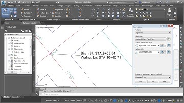 Annotating Multiple Civil 3D Objects using a Single Label