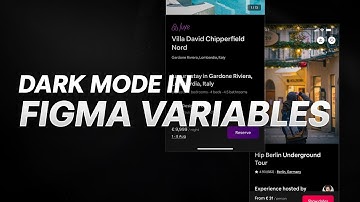 How to set up DARK MODE with DESIGN TOKENS using Figma Variables!