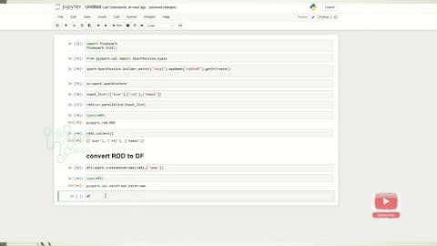 Convert RDD to Dataframe & Dataframe to RDD | Using PySpark | Beginner