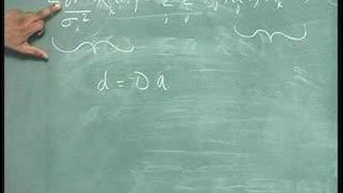 Lecture 14 - Data Fitting : Linear Fit