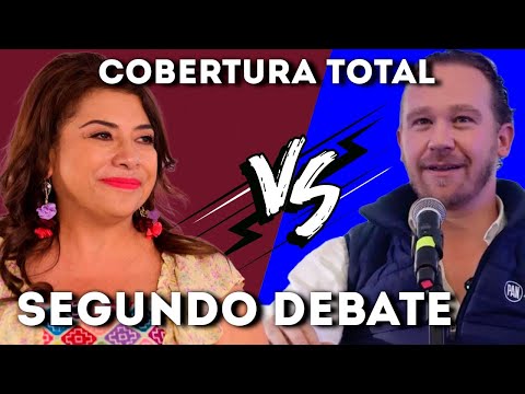 #2DODebateCDMX | Clara Brugada (Morena) VS Santiago Taboada (PAN) | Cobertura Total