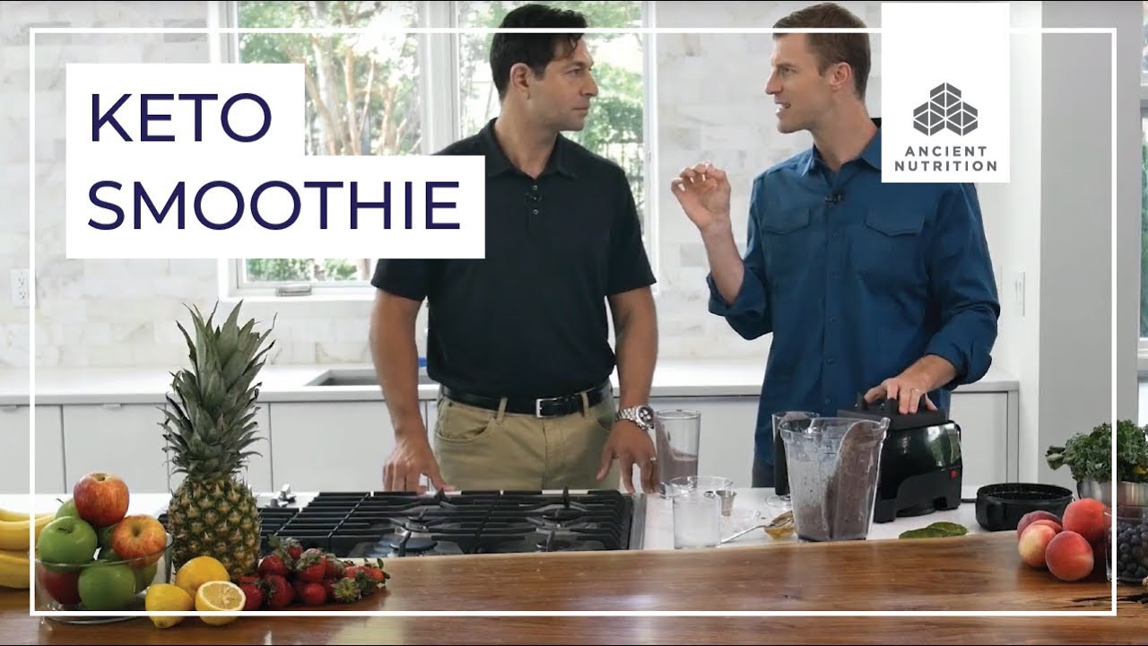 Blueberry Keto Smoothie with Dr. Axe and Jordan Rubin | Ancient Nutrition