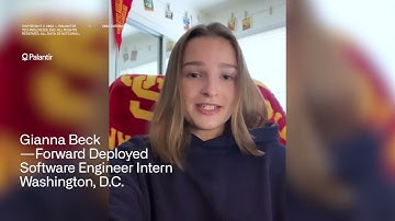 Interning @ Palantir