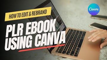 How to Edit and Rebrand a PLR Ebook using Canva
