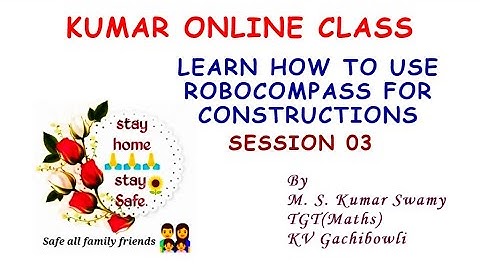 Learn how to use RoboCompass for Construction Session 03