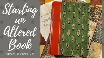 Starting an Altered Book - Poppy