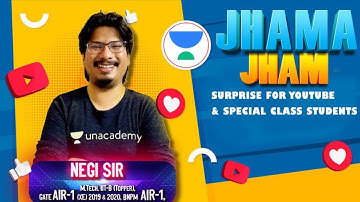 Jhama Jham Surprise for YouTube & Special Class Students |  By AIR-1 | #NegiSir