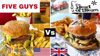 Burger Wars! - American Diner Vs British Pub - Who Wins?