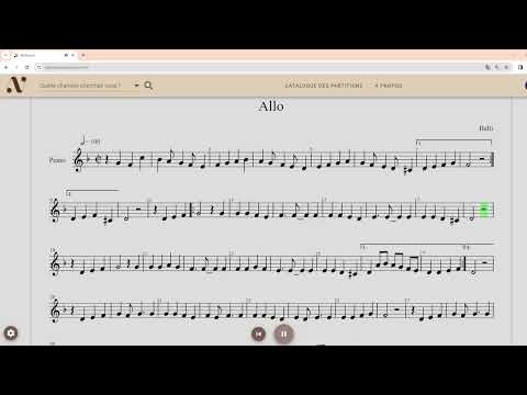 Balti Allo بلطي ألو Partition Music Sheet نوتة 