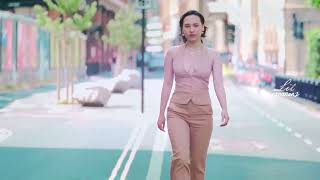 London Fashion Model Angie Cinematic Catwalk