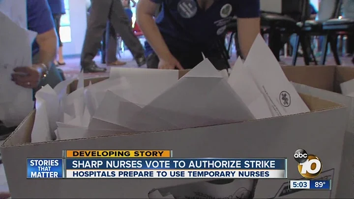 Sharp HealthCare nurses vote to authorize strike