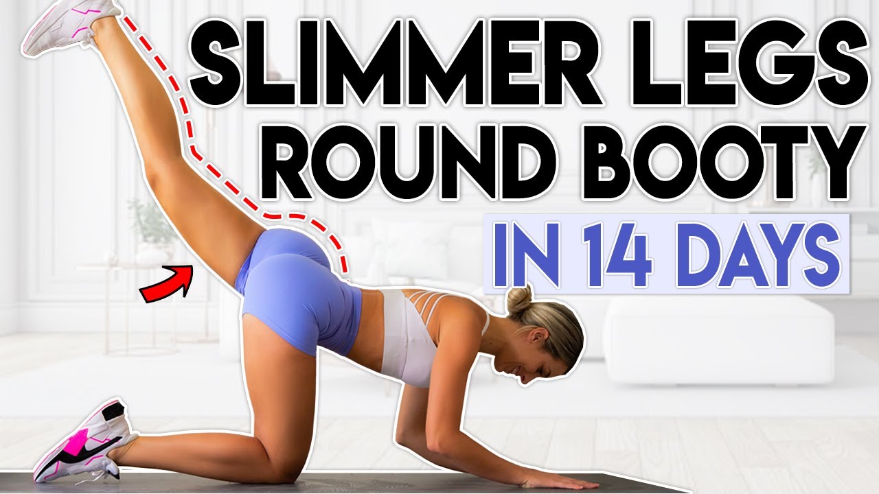 SLIM LEGS and ROUND BOOTY in 14 Days  10 minute Home Workout