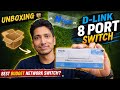 D-Link DES-1008C Unboxing 🚀 | 8-Port Fast Ethernet Switch | Best for Office &amp; Home