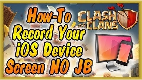 How To Record Your IPad, IPhone, IPod Screen (NO JAILBREAK)