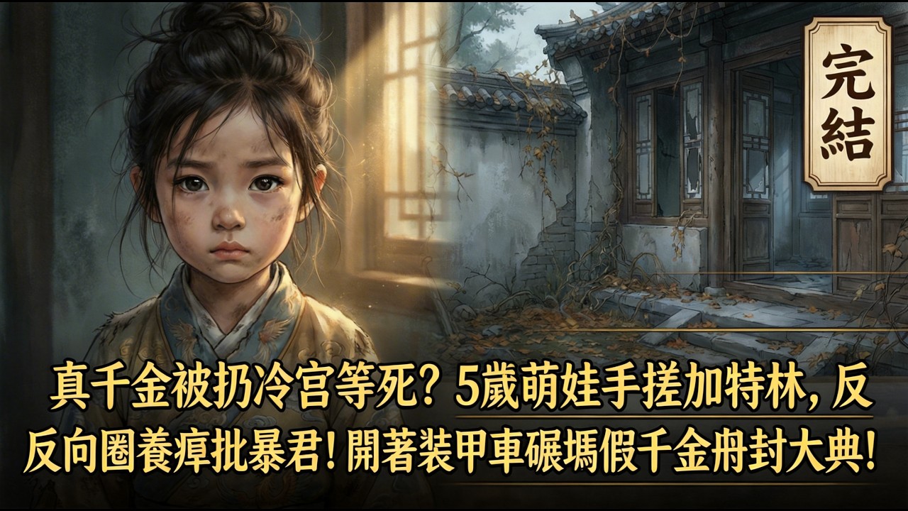 【一口氣聽完】真千金被扔冷宮等死？5歲萌娃手搓加特林，反向圈養瘋批暴君！開著裝甲車碾壓假千金冊封大典！👑 #有聲書 #基建 #真假千金