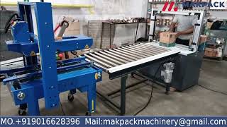CARTON TAPPING & STRAPPING LINE #packingline  #CARTON TAPPING MACHINE # BOPP TAPPING LINE
