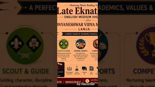 Admissions open #Late Eknath Rane English Medium High School