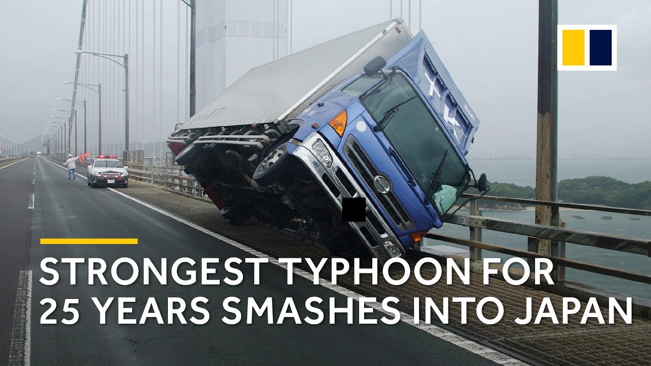 Typhoon Jebi smashes into Japan leaving trail of destruction