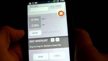 Do Not Disturb for Android - Video Review