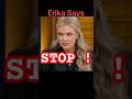 STOP 🛑 in the name of love #erikakirk #stop #thesupremes #funnyshorts #music #yt #randoshorts