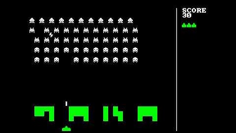 AMSTRAD CPC += SPACE INVADERS =+ BASIC  10 LINER CONTEST 2023