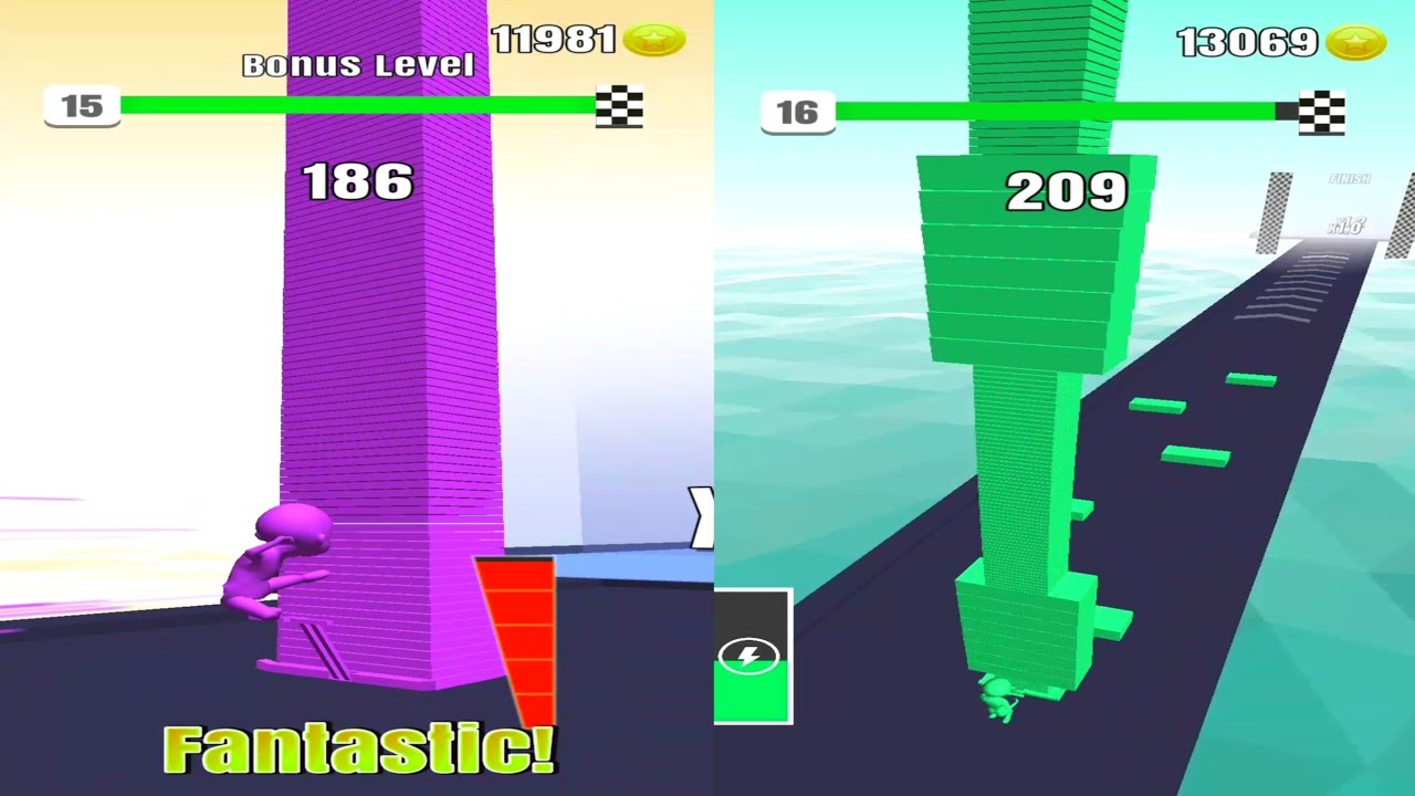 Don’t Blink or You’ll Lose 😳 | Stack Colors Android Game