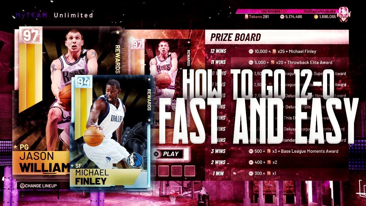 HOW TO GO 12-0 IN MYTEAM UNLIMITED SUPER FAST AND EASY!! NBA 2K19 MYTEAM