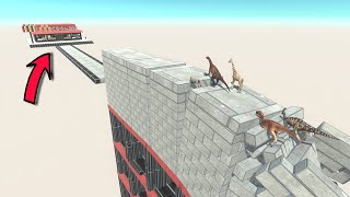 Running for Survival | Bridge Collapse Challenge - Animal Revolt Battle Simulator screenshot 4